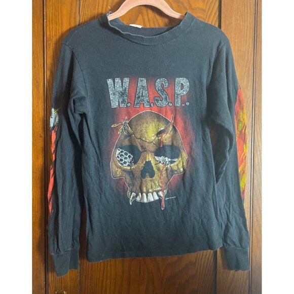 Vintage WASP Concert Shirt 1984 Winged Assassins Tour Authentic - Picture 1 of 7